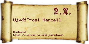 Ujvárosi Marcell névjegykártya