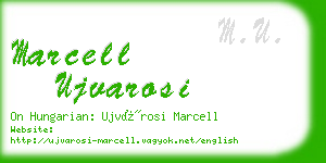 marcell ujvarosi business card